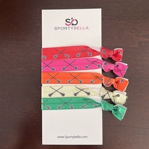 SportyBella lacrosse hair ties NEW